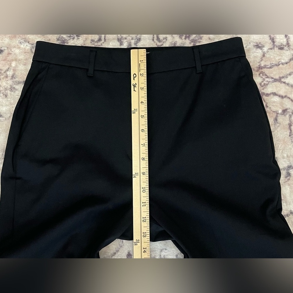BODEN Kew Bi-Stretch Trousers Black Cotton Size 8 - Picture 7 of 10